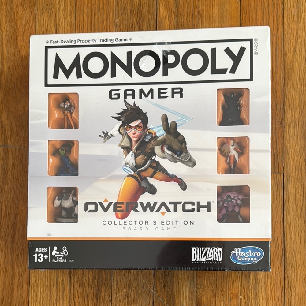 Monopoly Gamer Overwatch Collector's Edition Board Game New in Box, sealed.